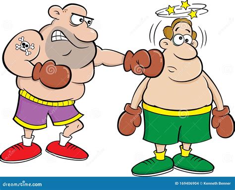 Cartoon Boxing Knockout 的图像结果