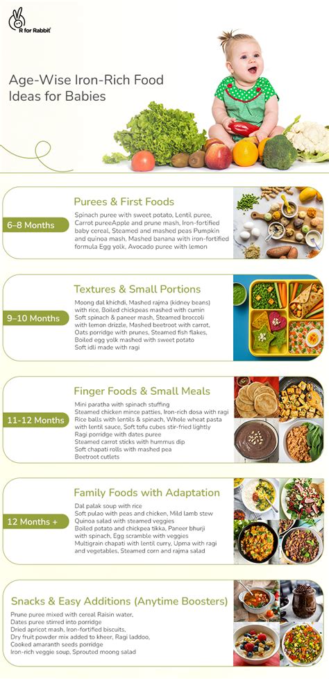 Best Iron-Rich Foods for Babies - Age-Wise Nutrition Guide for Parents
