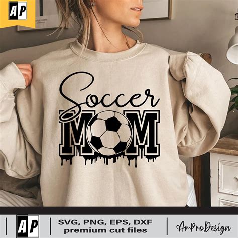 Soccer Mom SVG PNG, Soccer Mom Shirts SVG, Sporty Soccer Mom Life ...