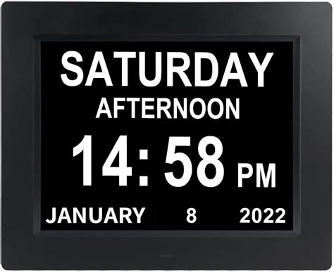 Buy Levick 10 INCH Digital Calendar Day Clocks for Seniors Extra Large ...