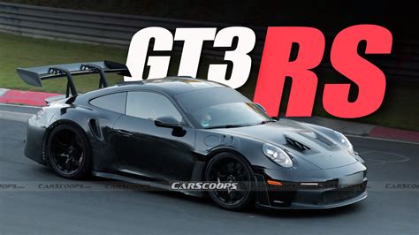 2026 Porsche 911 GT3 RS Prototype Refines Its Aero Game In Nurburgring ...