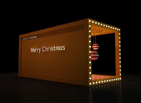3D设计效果图 商场圣诞美陈打卡点设计方案|设计-元素谷(OSOGOO)