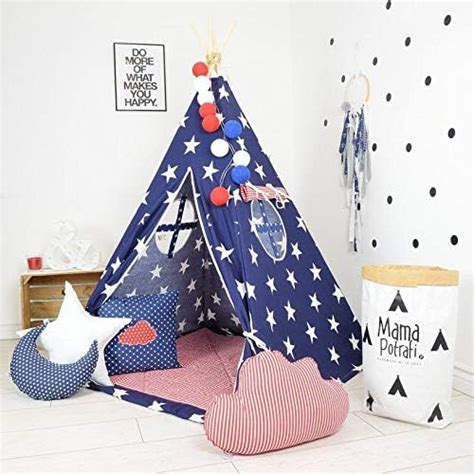 Buy Nyra Decor Portable Teepee Tents With Padded Mat and Cushions Free ...