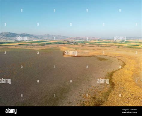 Photo of Karatas lake in Burdur dried up due to drought caused by global warming Stock Photo - Alamy