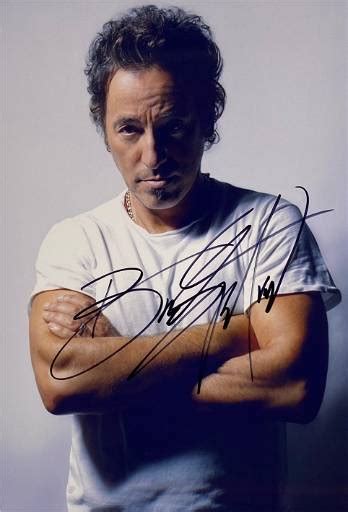 Image result for Bruce Springsteen Autograph Frame