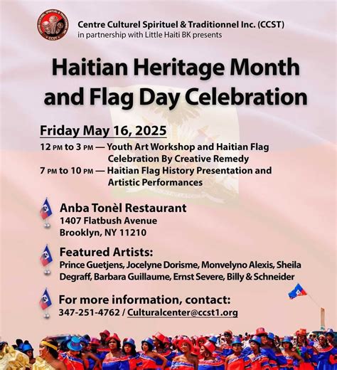 Haitian Heritage Month and Flag Day Celebration | Brooklyn Community ...
