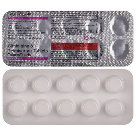 Telpres LN 40 - Strip of 10 Tablets : Amazon.in: Health & Personal Care