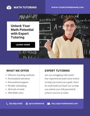 Image result for Math Tutor Advertisement Sample