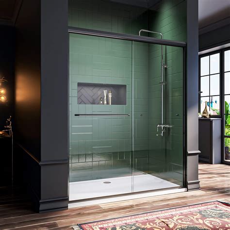 Buy ELEGANT Sliding Shower Door 48 in. W x 72 in. H Shower Enclosure ...