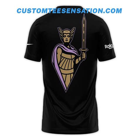 Black Golden State Valkyries Secondary Logo T-Shirt - Customteesensation