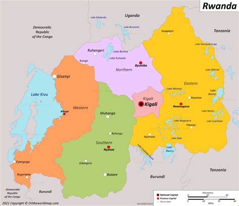 Rwanda Map | Detailed Maps of Republic of Rwanda