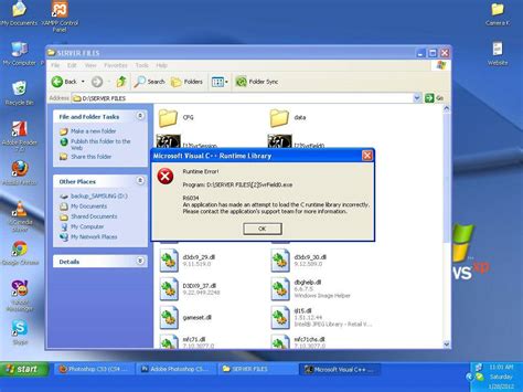 Image result for Fix Microsoft Visual C   Runtime Error