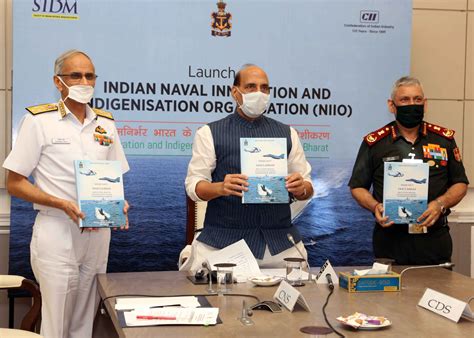 Raksha Mantri launches Naval Innovation and Indigenisation Organisation
