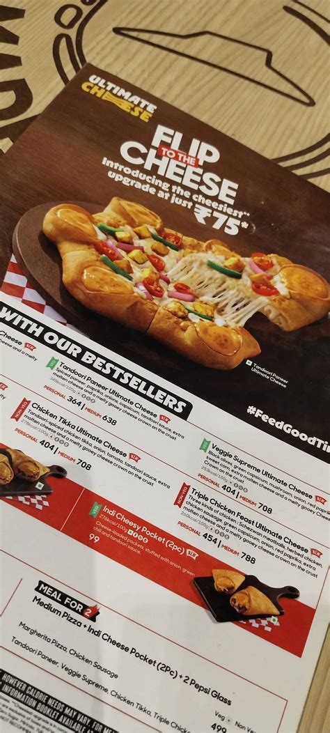 Menu at Pizza Hut Akota, Vadodara, Vadodara, TP1