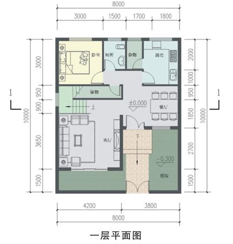 170平方米小高层一梯两户住宅户型设计cad图(含效果图)_住宅小区_土木在线