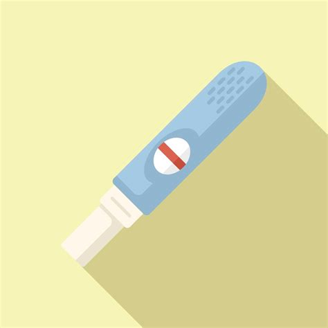 Graphic illustration of a positive result on a pregnancy test with a ...