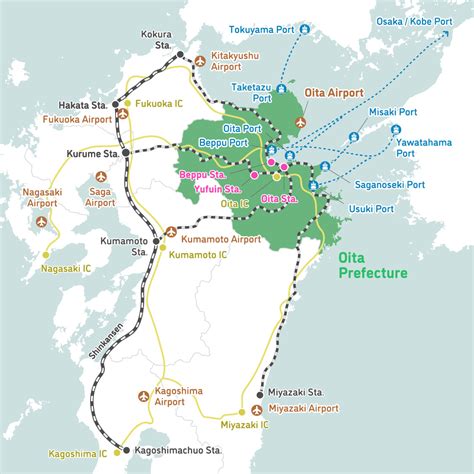 Getting to Oita | Visit Oita - The Official Tourism Website of Oita,Kyushu,Japan
