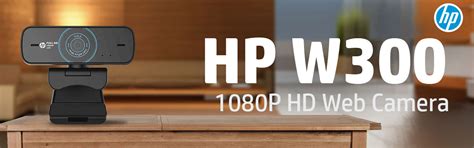 HP W300 1080P HD Web Camera Built-in Mic Wide Angle View | TPSTECH.in ...