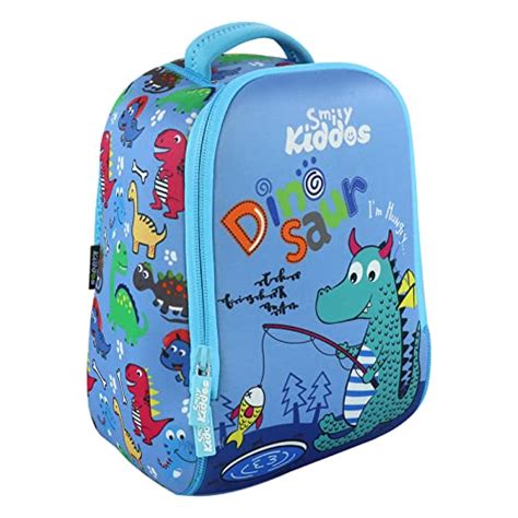 Smily Kiddos 6 ltrs Preschool backpack - Dino Theme Blue | Kids ...