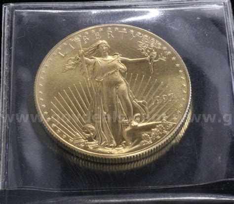 1997 - 1 Ounce Fine Gold 50 Dollar American Gold Eagle Coin | AllSurplus