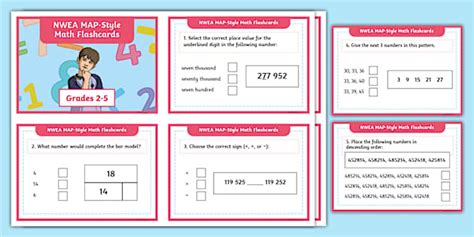 NWEA Map Practice Questions | Twinkl | Maths | Grade 2 - 5