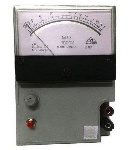 ELECTRICAL PORTABLE MEASURING INSTRUMENTS - Analog Insulation Tester ...