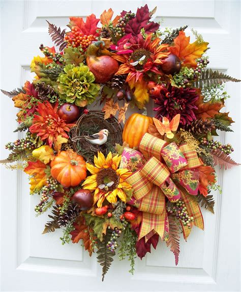 Fresh Autumn Wreaths at Hector Dwight blog