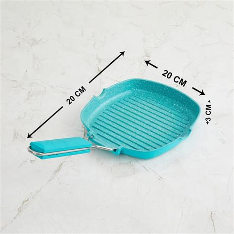 Buy Medley Aluminium Non-Stick Foldable Grill Pan from Home Centre at ...