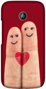 Crafto Rama Back Cover for Motorola Moto E (2nd Gen) 3G, Love,Fingers ...