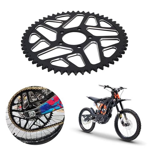 Sur Ron 54T Sprocket,Sur Ron Rear Sprocket Sprocket 54 Tooth Aluminum ...