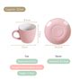 Set Of 6 Pink Tara Ceramic Tea Cup And Saucer 225ml Online - Premium ...