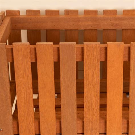 Buy Juliet Solid Wood Box Planter - Brown from Home Centre at just INR ...