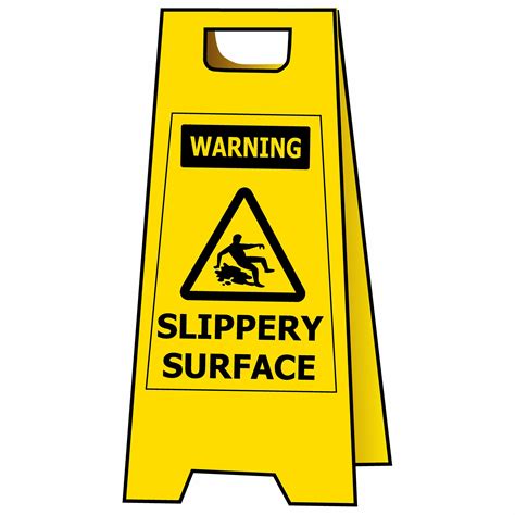 Image result for Slippery Surface Sign