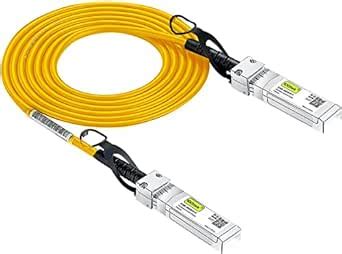 10Gtek [Yellow Colored 10G SFP+ DAC Cable - Twinax SFP Cable for Cisco ...