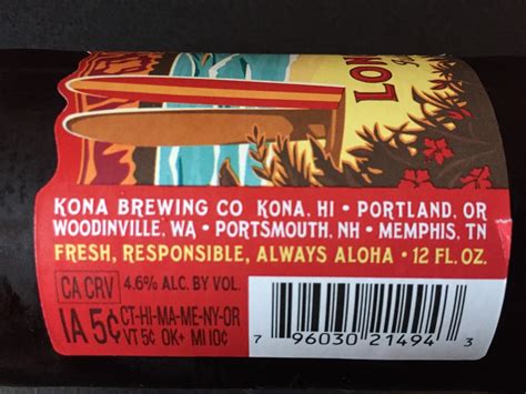 Beer Of The Week - Kona Longboard Island Lager