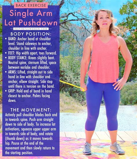 Single Straight Arm Lat Pushdown - Inspireful Women