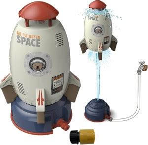 Planet of Toys Rocket Sprinklers Toys Water Splash Rocket Outdoor Water ...