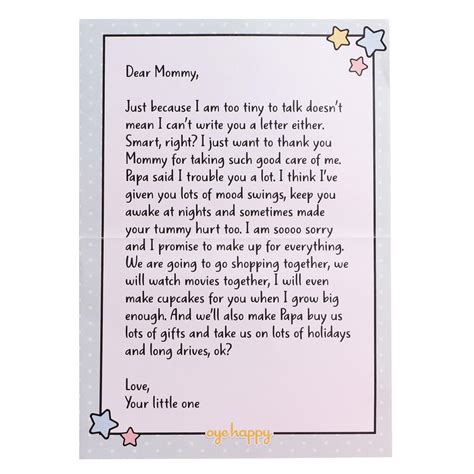 Oye Happy-Letter For New Mom-Best Message For Expecting Mothers,Mother ...