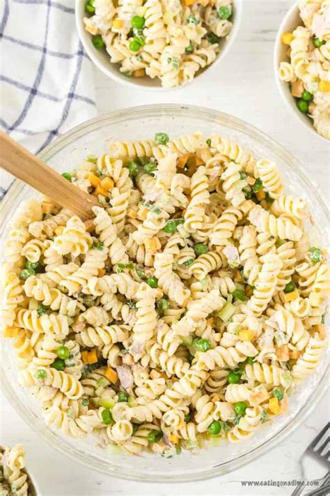 Tuna Pasta Salad Recipe - Eatingonadime.com