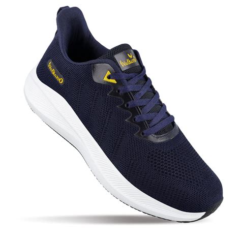 Buy Navy Blue Men Sports Shoes WS9104 Online – Walkaroo Footwear