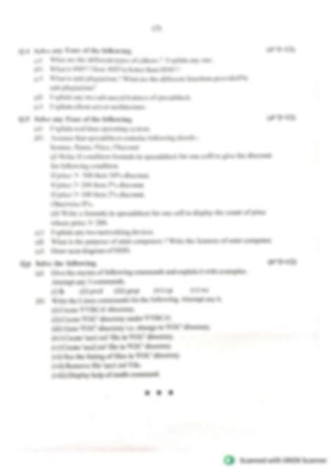 Image result for Computer Exam Question Paper