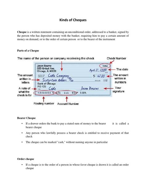 Image result for Examples of Cheques