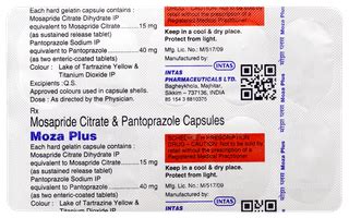 Moza Plus 4015 Mg Capsule Sr 10 - Uses, Side Effects, Dosage, Price ...