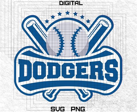 Dodgers D Svg