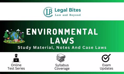 Environmental Laws – Notes, Case Laws And Study Material