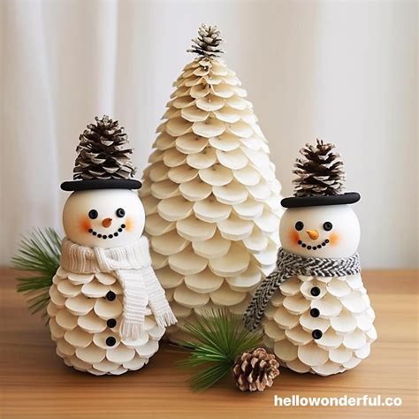 Pine cone christmas trees – Artofit