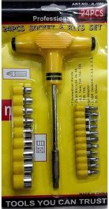 VibeX ™ T-HANDLE SOCKET BIT SCREWDRIVER SET Combination Screwdriver Set ...