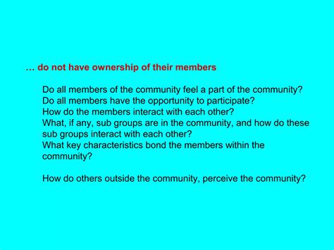 What is community | PPT