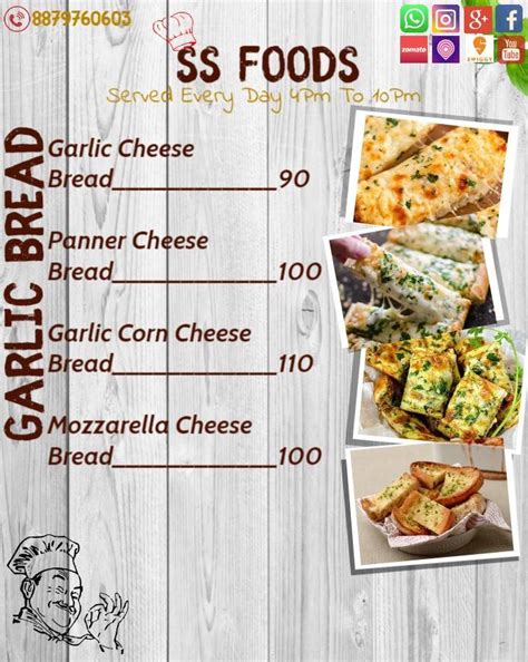 Menu at SS Foods, Dombivli