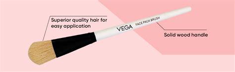 Vega Face Pack Brush for Women & Men | Soft Bristles for Smooth Face ...